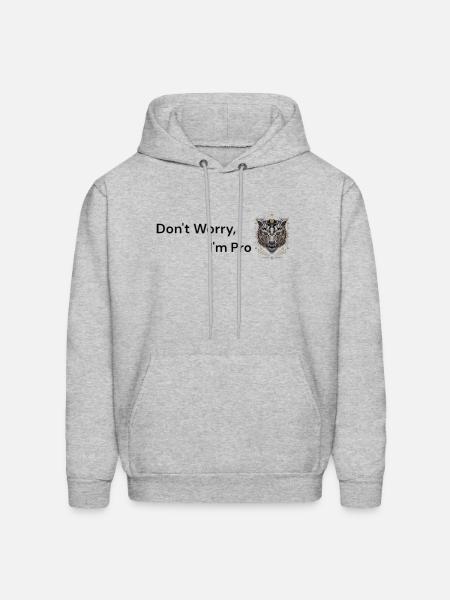 Sorry I'm late. I didn't want to come. - Men's Hoodie - heather gray