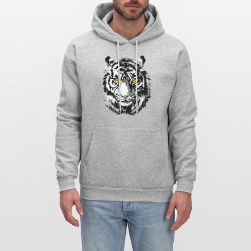Tiger Head - Tiger Artwork - Wildlife Big Cats - Men's Hoodie
