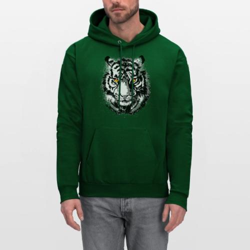 Tiger Head - Tiger Artwork - Wildlife Big Cats - Men's Hoodie
