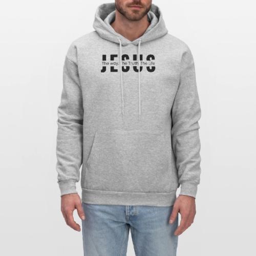 Jesus the Truth and the Life Bible Verse Merch - Men's Hoodie
