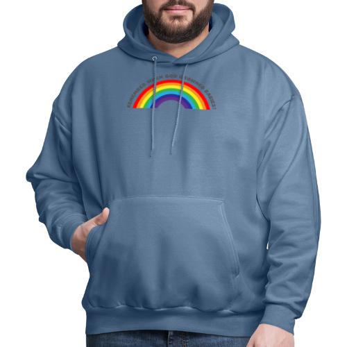 Bold Rainbow Remember When God Drowned Babies - Men's Hoodie