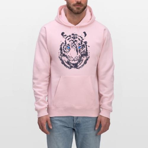 Tiger Head - Tiger Artwork - Wildlife Big Cats - Men's Hoodie