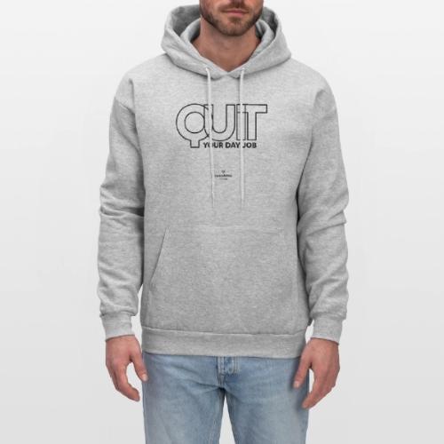 Quit in black - Men's Hoodie