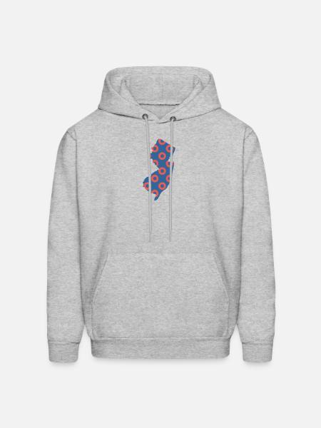 Phish Fishman Donut New Jersey Phanart - Men's Hoodie - heather gray