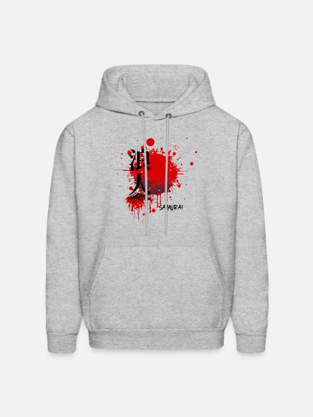 Blood of the Samurai - Men's Hoodie - heather gray