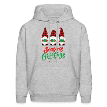 Seasons Greeting With Nome - Men's Hoodie - heather gray - Front - Elias (183cm)