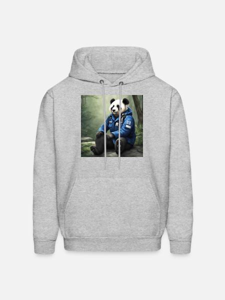 Paramedic Panda - Men's Hoodie - heather gray
