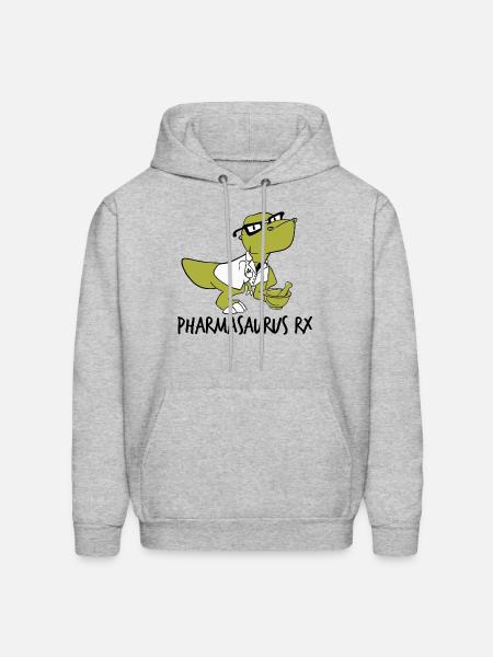 Pharmasaurus Rx Pharmacy Gift - Men's Hoodie - heather gray
