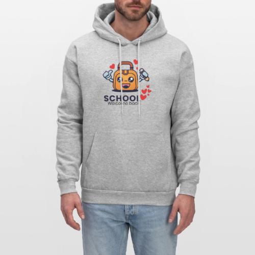 first day of school outfit- school Welcome back - Men's Hoodie
