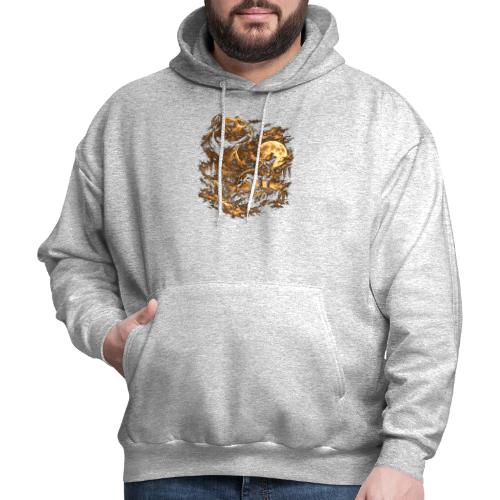 Pit Bull Howling Moon Fantasy Forest Tee - Men's Hoodie