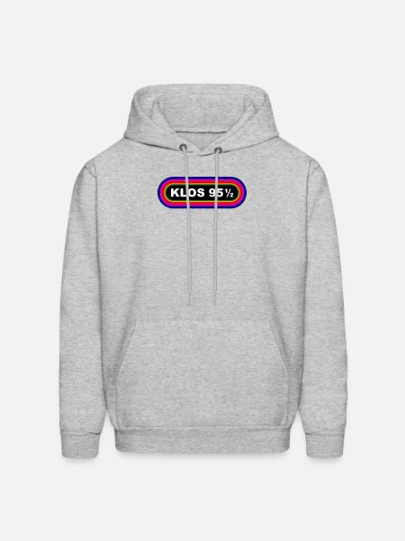 KLOS 95 1/2 RADIO VINTAGE RECREATION - Men's Hoodie - heather gray