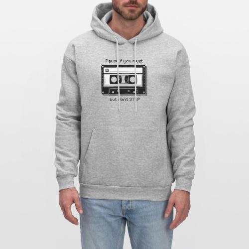 Pause but don't Stop Cassette - Men's Hoodie