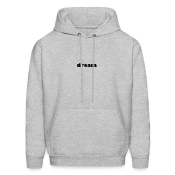 dream - Men's Hoodie - heather gray - Front - Elias (183cm)