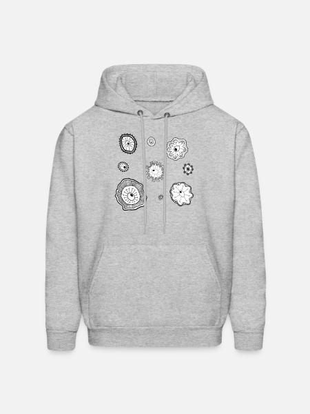 Single Cell Paramecium - Men's Hoodie - heather gray