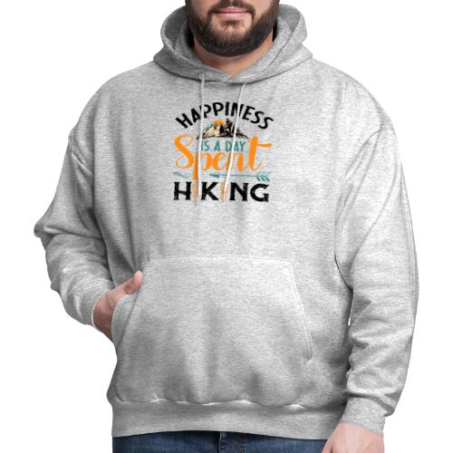 Happiness is a Day Spent HikingHiking - Men's Hoodie