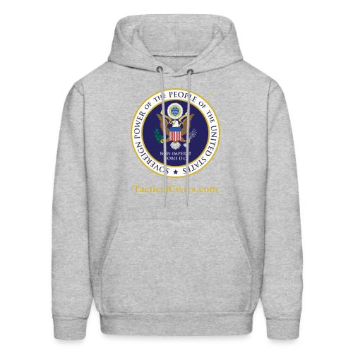 The Peoples Seal w gold url - Men's Hoodie