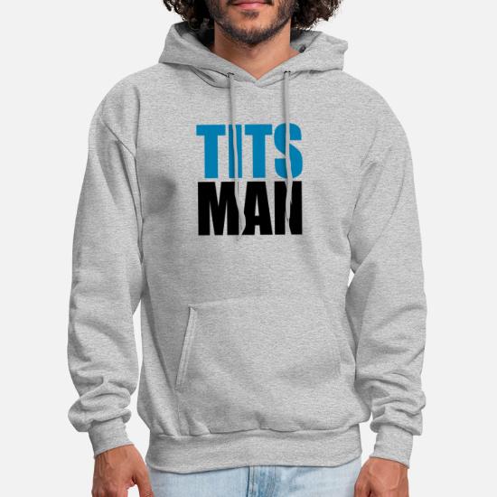 Tits Man Boobs Breast Sexual Rude Offensive Funny' Men's Hoodie |  Spreadshirt