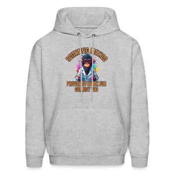 Scientific Method: Proven to work for comedy too. - Men's Hoodie - heather gray - Front - Elias (183cm)