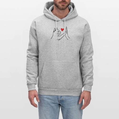 Cat Lover High-Five T-Shirt - Men's Hoodie