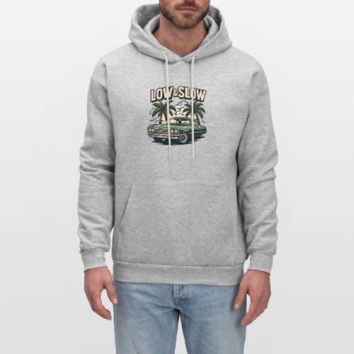 Classic Lowrider Car | Low & Slow Retro T-Shirt - Men's Hoodie