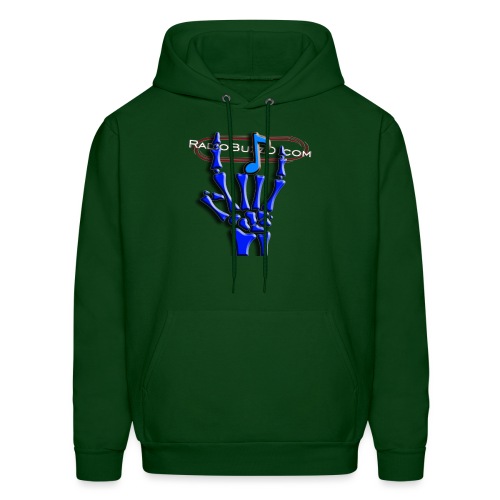 Rock on hand sign the devil's horns RadioBuzzD - Men's Hoodie