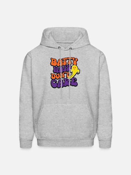 Batty Hair Don't Care - Men's Hoodie - heather gray