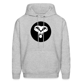 Special Tag - Men's Hoodie - heather gray - Front - Elias (183cm)