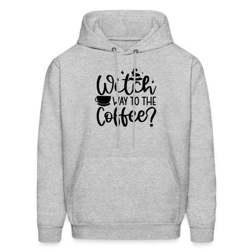 Witch Way to the Coffee - Men's Hoodie