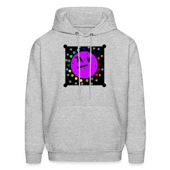 Colorful face - Men's Hoodie - heather gray - Front - Elias (183cm)