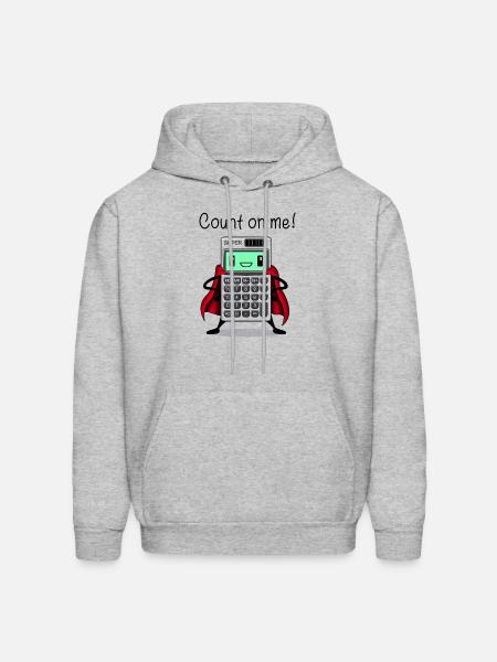 Count on Me - Men's Hoodie - heather gray