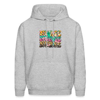 Nurse Nurse Nurse - Men's Hoodie - heather gray - Front - Elias (183cm)
