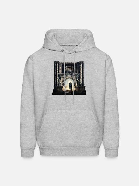 heaven's gate - Men's Hoodie - heather gray