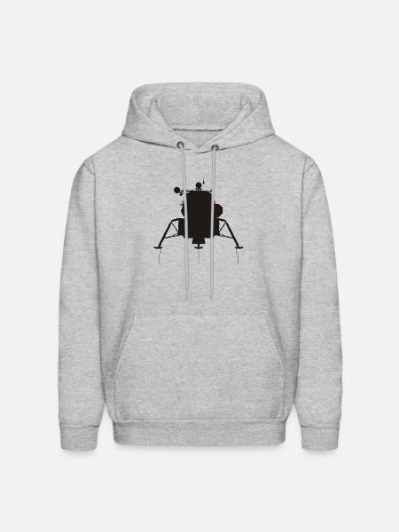 Lunar Module - Men's Hoodie - heather gray