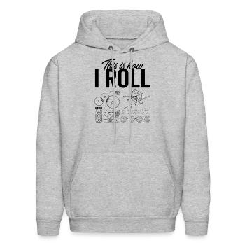 Hilarious Scientific Methods Mathematics - Men's Hoodie - heather gray - Front - Elias (183cm)