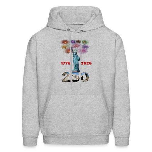 1776 - 2026 | 250 Years USA | Fireworks - Men's Hoodie
