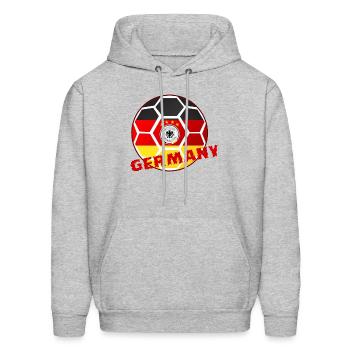 germany - Men's Hoodie - heather gray - Front - Elias (183cm)