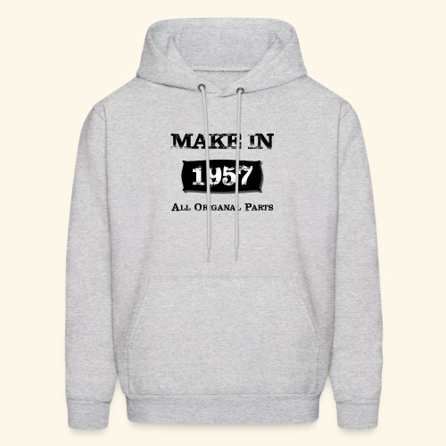 Birthday Gifts Made 1957 All Original Parts - Men's Hoodie