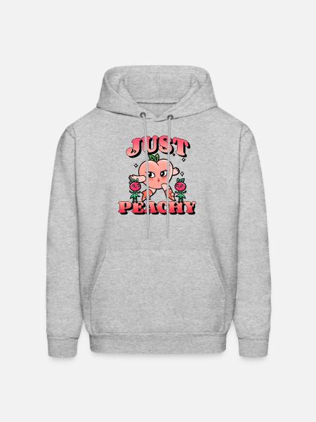 Just Peachy - Men's Hoodie - heather gray