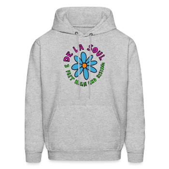 3 Feet High Rising T Shirt - Men's Hoodie - heather gray - Front - Elias (183cm)
