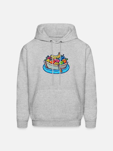 Fruity Boat Adventure - Men's Hoodie - heather gray