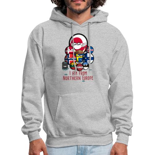 I am from northern Europe! Countryball - Men's Hoodie