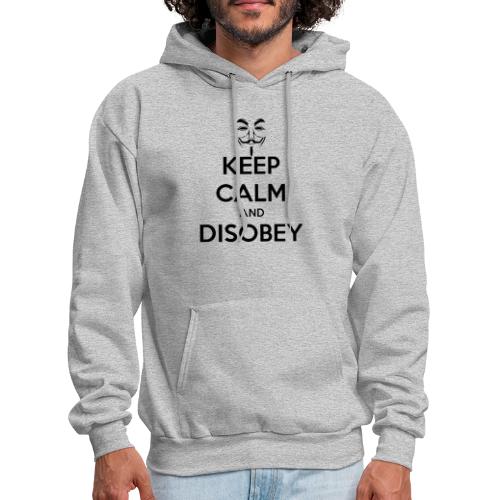 Anonymous Keep Calm And Disobey Thick - Men's Hoodie