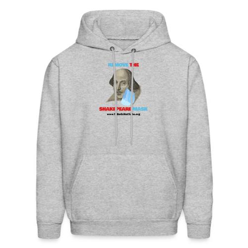 Remove Shakespeare Mask- Front & Back light color - Men's Hoodie