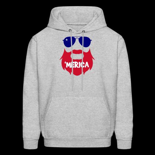 Bearded 'Merica - Men's Hoodie