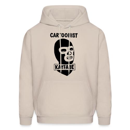 Cartoonist Kayfabe Wrestling Mask - Men's Hoodie