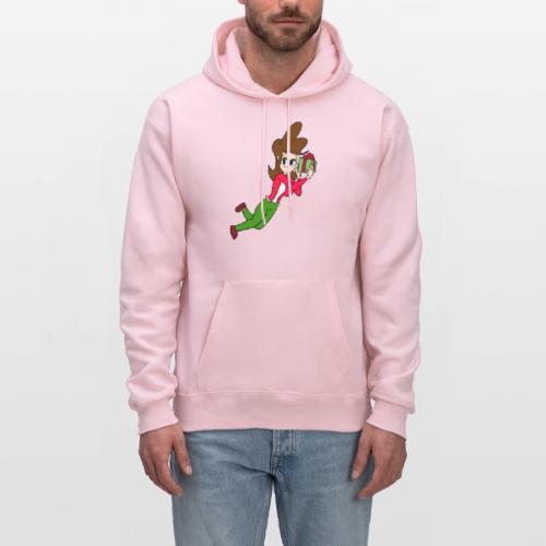 Coll Holding a Present - Men's Hoodie