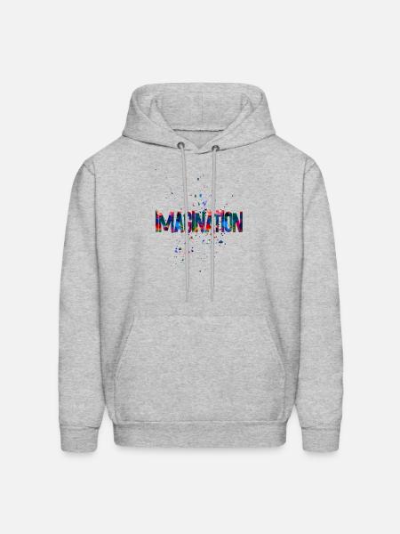 imagination - Men's Hoodie - heather gray