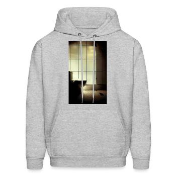 A Moment of Solidarity - Men's Hoodie - heather gray - Front - Elias (183cm)