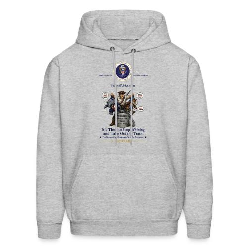 Stop Whining (front print only with Seal) - Men's Hoodie