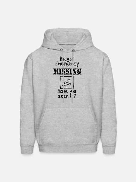 Budget Emergency - Men's Hoodie - heather gray